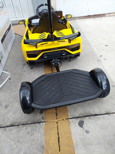 Green Lamborghini Stand On Car