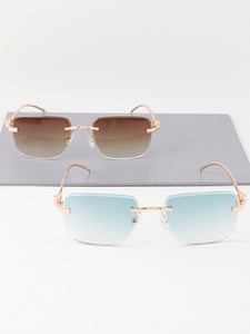 MEDUSA RIMLESS COUGAR SUNGLASS