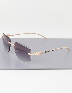 MEDUSA RIMLESS COUGAR SUNGLASS