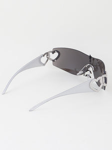 MEDUSA HEART CURVED SUNGLASS