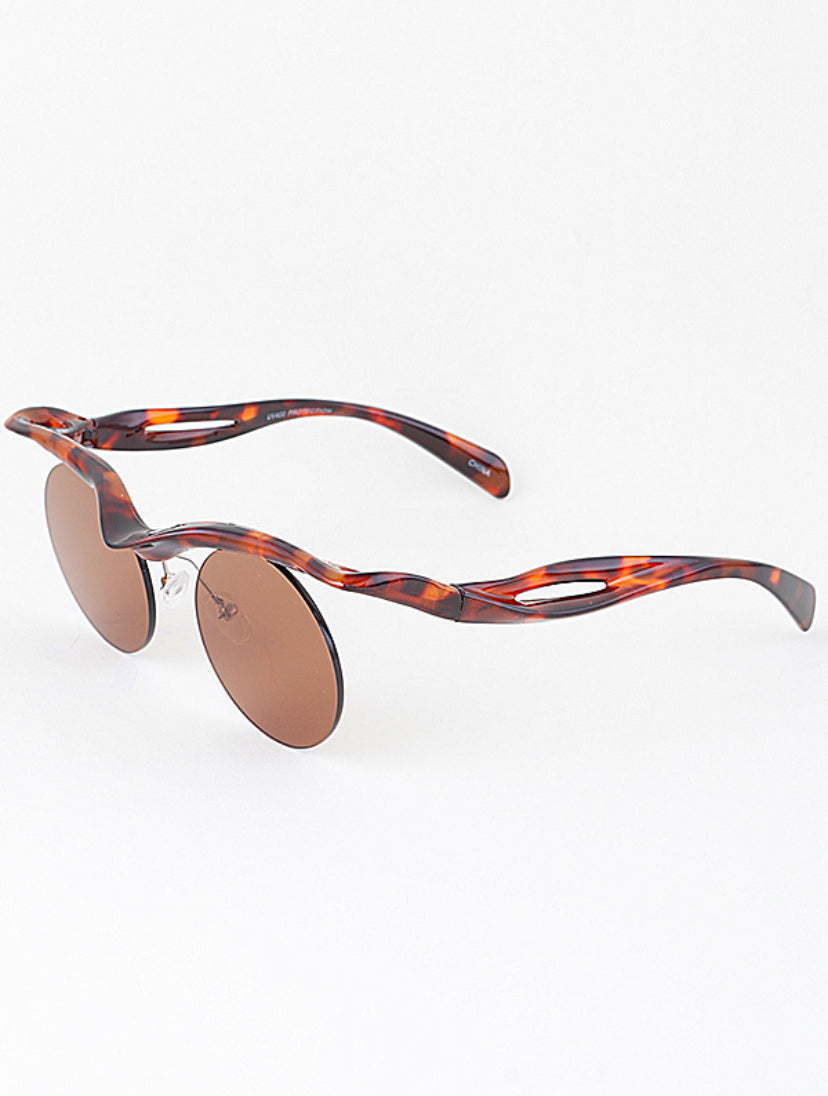 MEDUSA ABSTRACT ROUND SUNGLASS