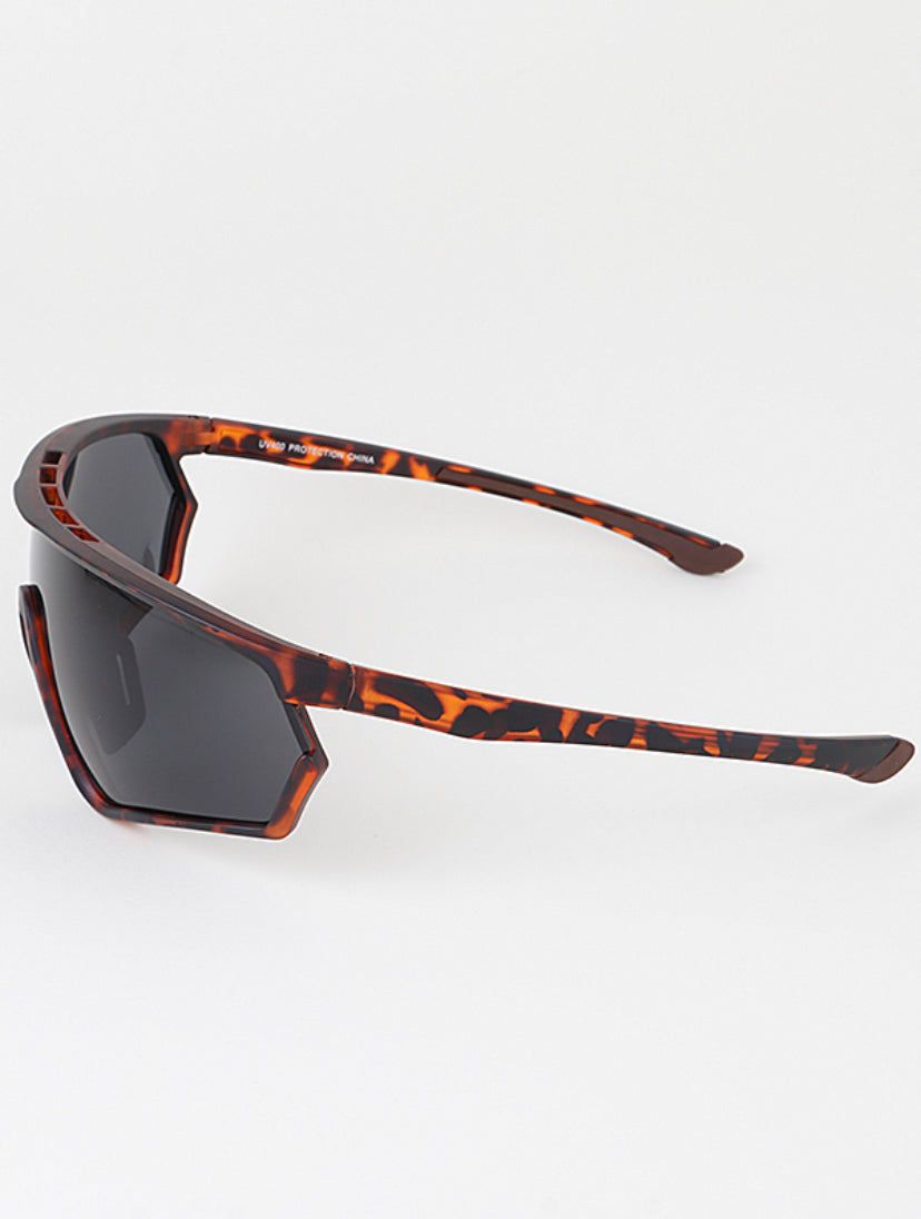 MEDUSA CURVED BLACK SUNGLASS