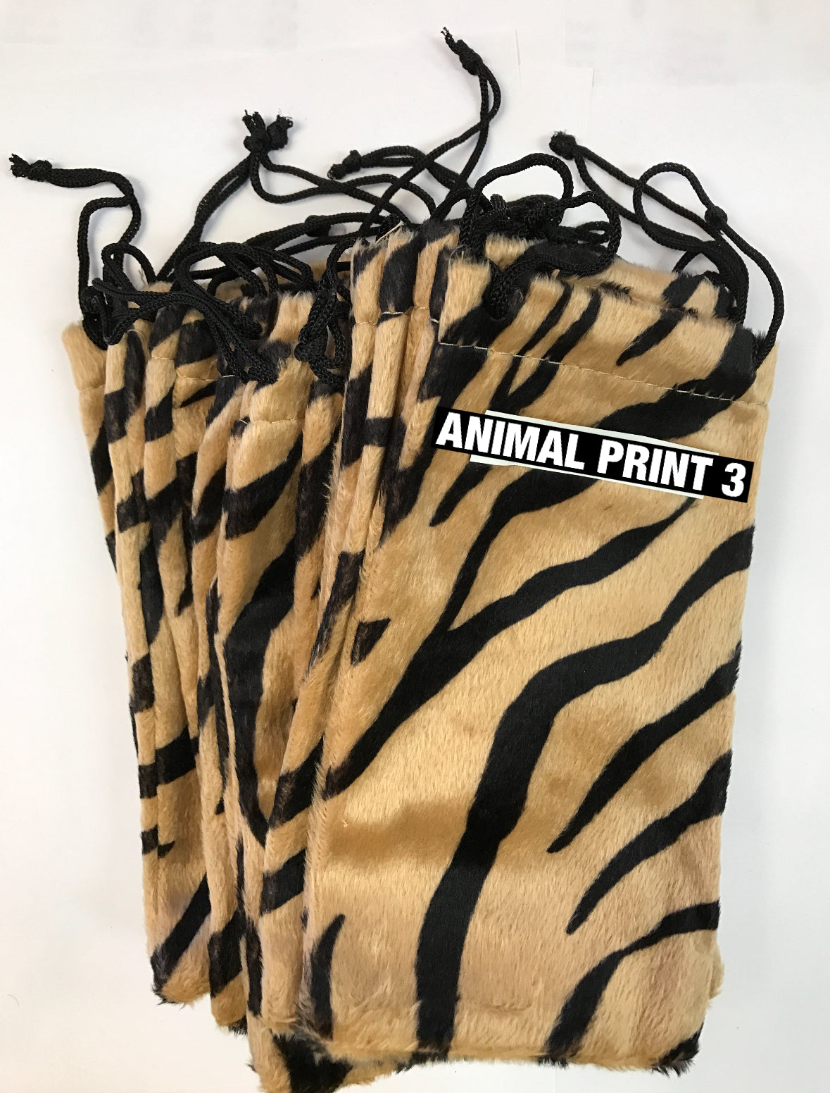 ANIMAL PRINT FURRY POUCH