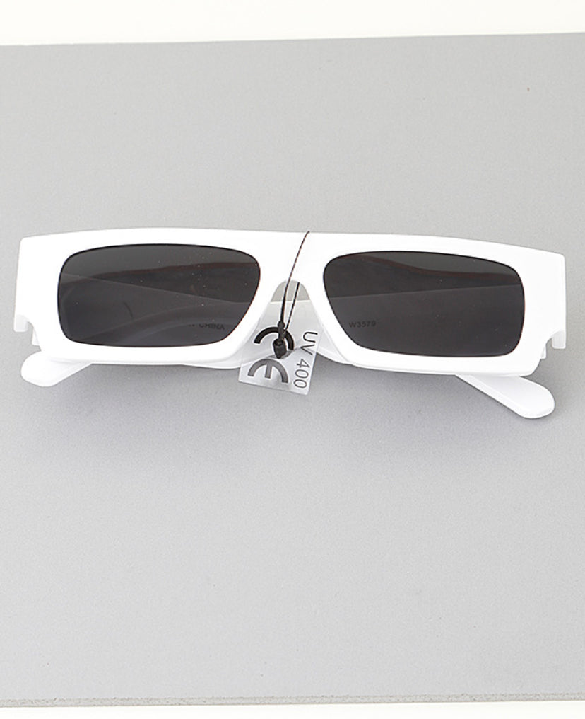 MEDUSA WHITE SLIM SUNGLASS