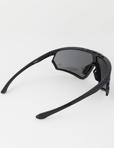 MEDUSA CURVED BLACK SUNGLASS