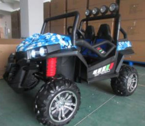 BLUE CAMOUFLAGE 24V ATV CAR