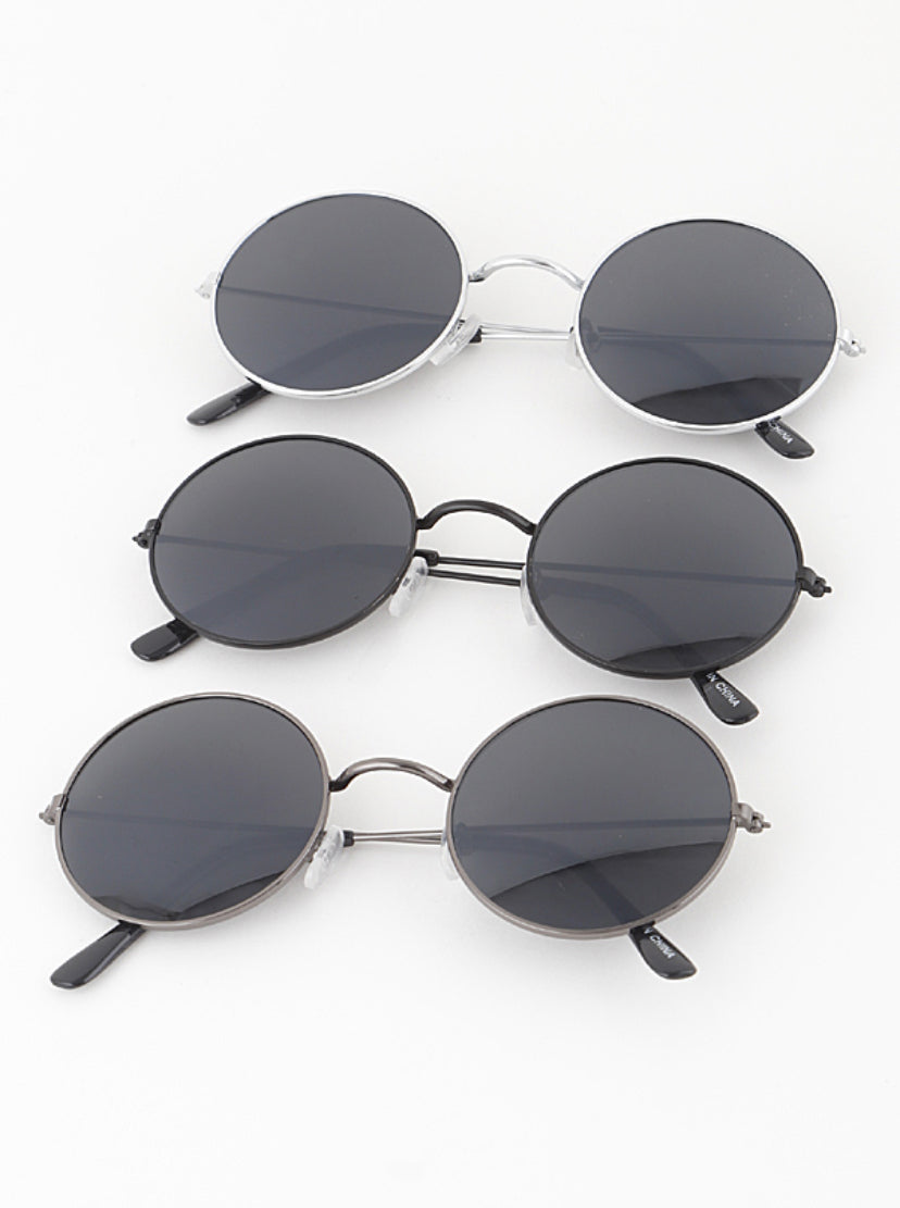 MEDUSA METALLIC ROUND SUNGLASS