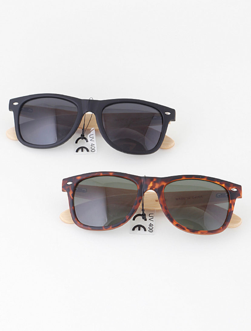 MEDUSA WOOD WAYFER SUNGLASS