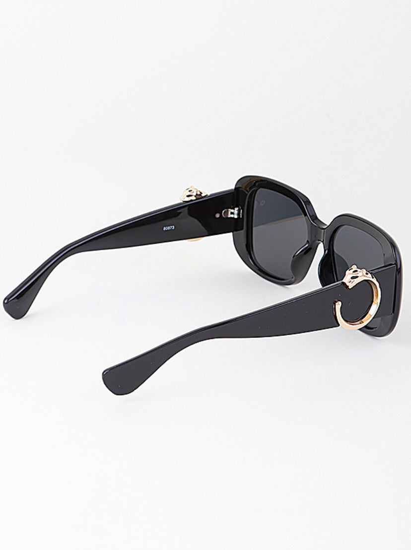 MEDUSA SQUARED LEOPARD SUNGLASS