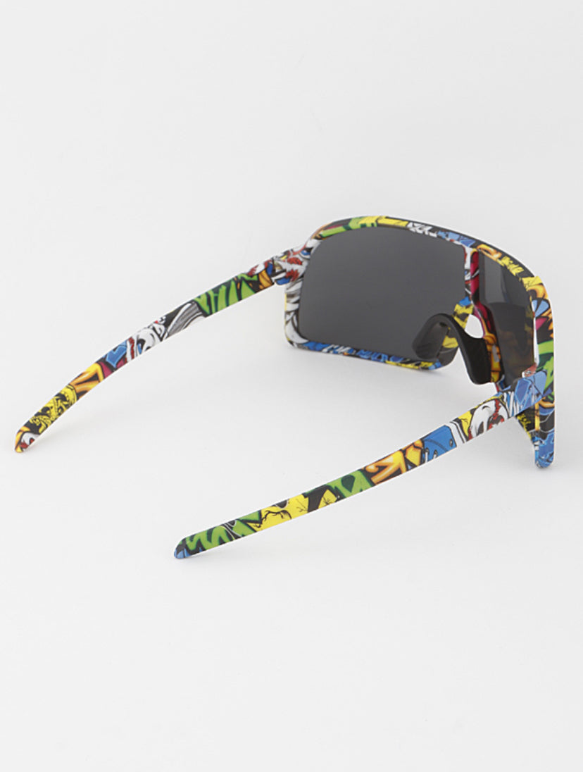 MEDUSA ABSTRACT SHIELD SUNGLASS