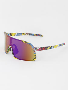 MEDUSA ABSTRACT SHIELD SUNGLASS