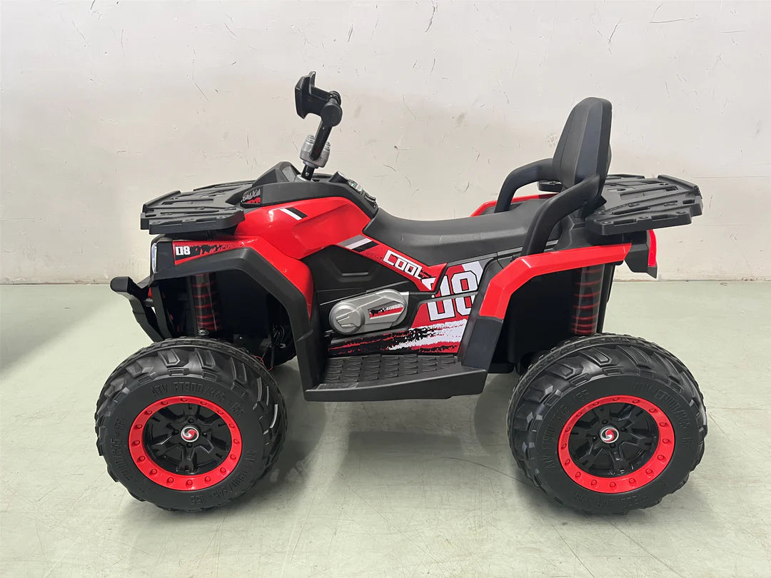 RED MOTORCYCLE ATV W/ REMOTE CONTROL