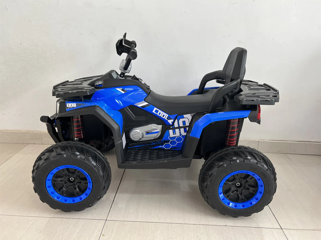 BLUE MOTORCYCLE ATV W/ REMOTE CONTROL
