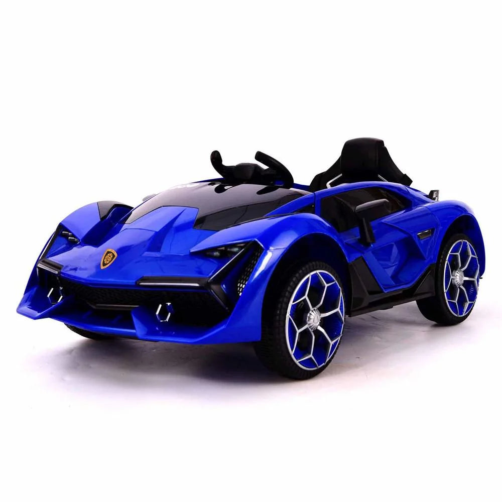 Blue Metallic Sports Car