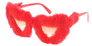 MEDUSA HEART FUR SUNGLASS