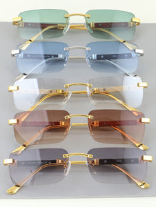 MEDUSA GRADIENT WOOD SUNGLASS