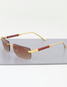 MEDUSA GRADIENT WOOD SUNGLASS