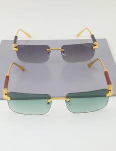 MEDUSA GRADIENT WOOD SUNGLASS