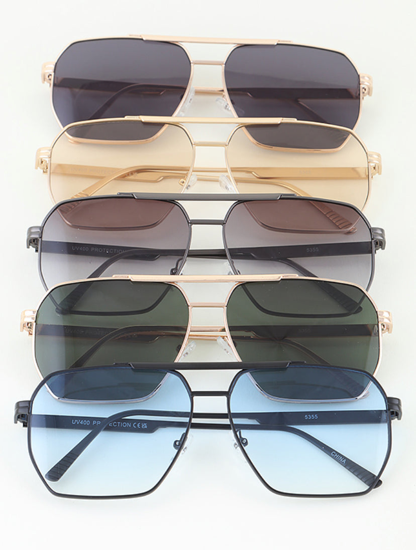 MEDUSA GEOMETRIC AVIATOR SUNGLASS