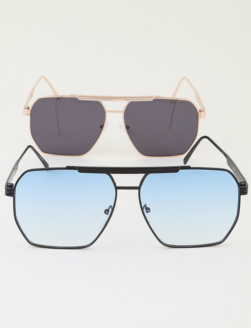 MEDUSA GEOMETRIC AVIATOR SUNGLASS