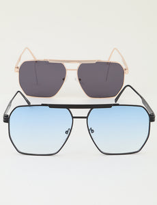 MEDUSA GEOMETRIC AVIATOR SUNGLASS