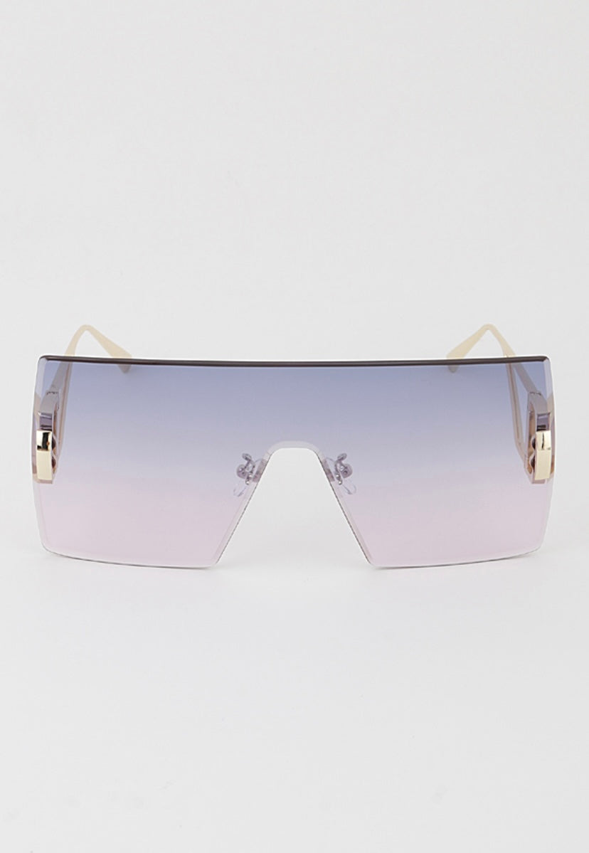 MEDUSA OVERSIZED SQUARE METAL SUNGLASS