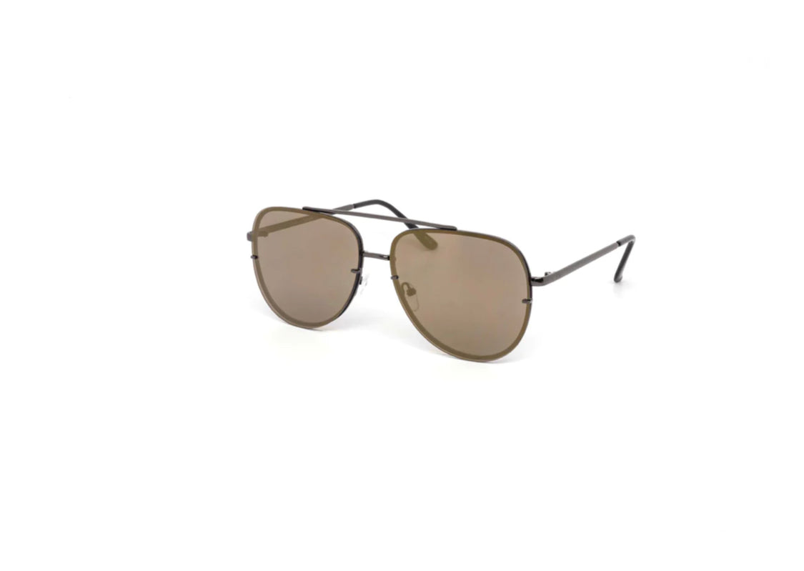 MEDUSA REFLECTIVE AVIATOR SUNGLASS