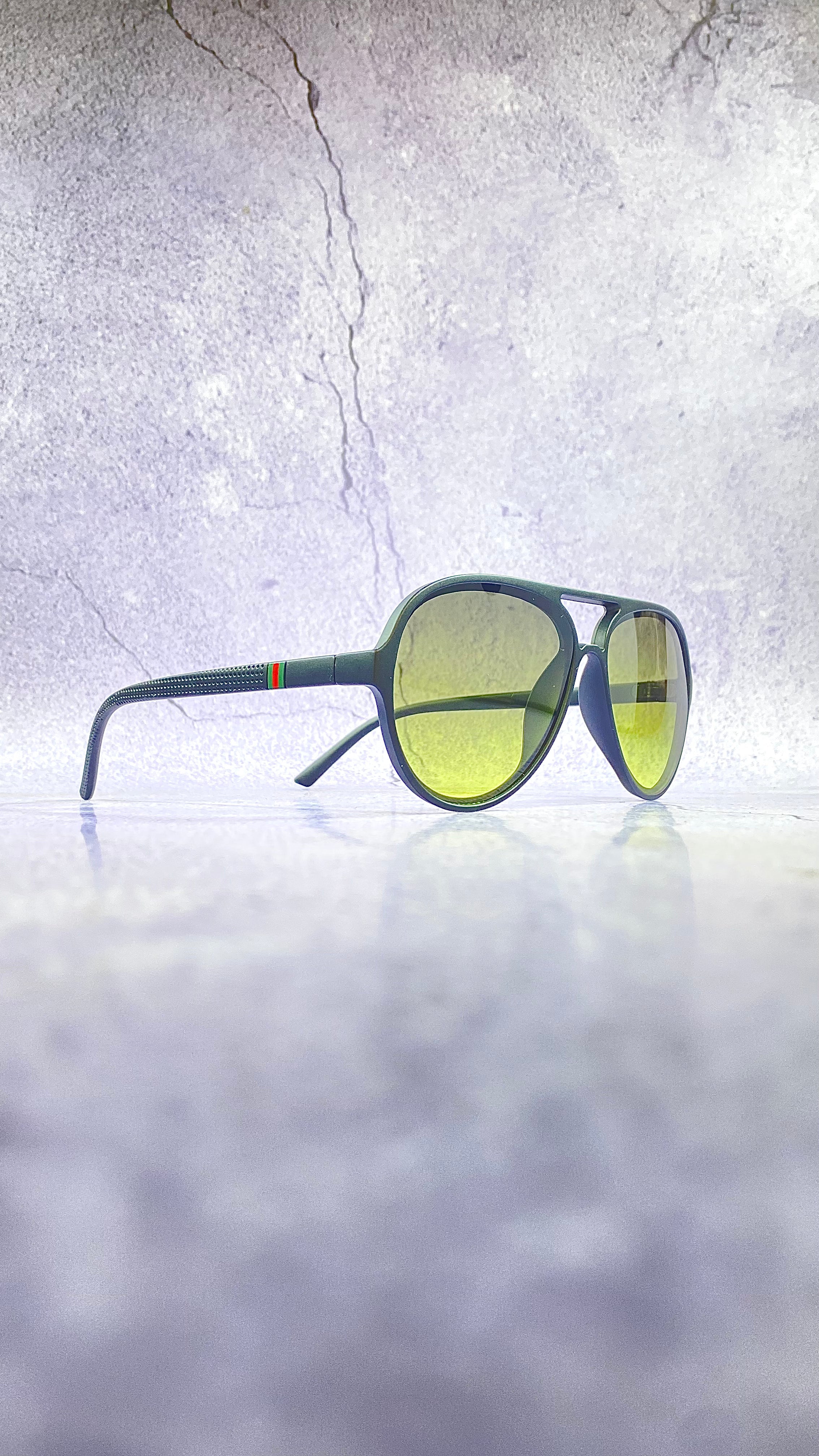 MEDUSA BLACK AVIATOR DESIGNER SUNGLASS