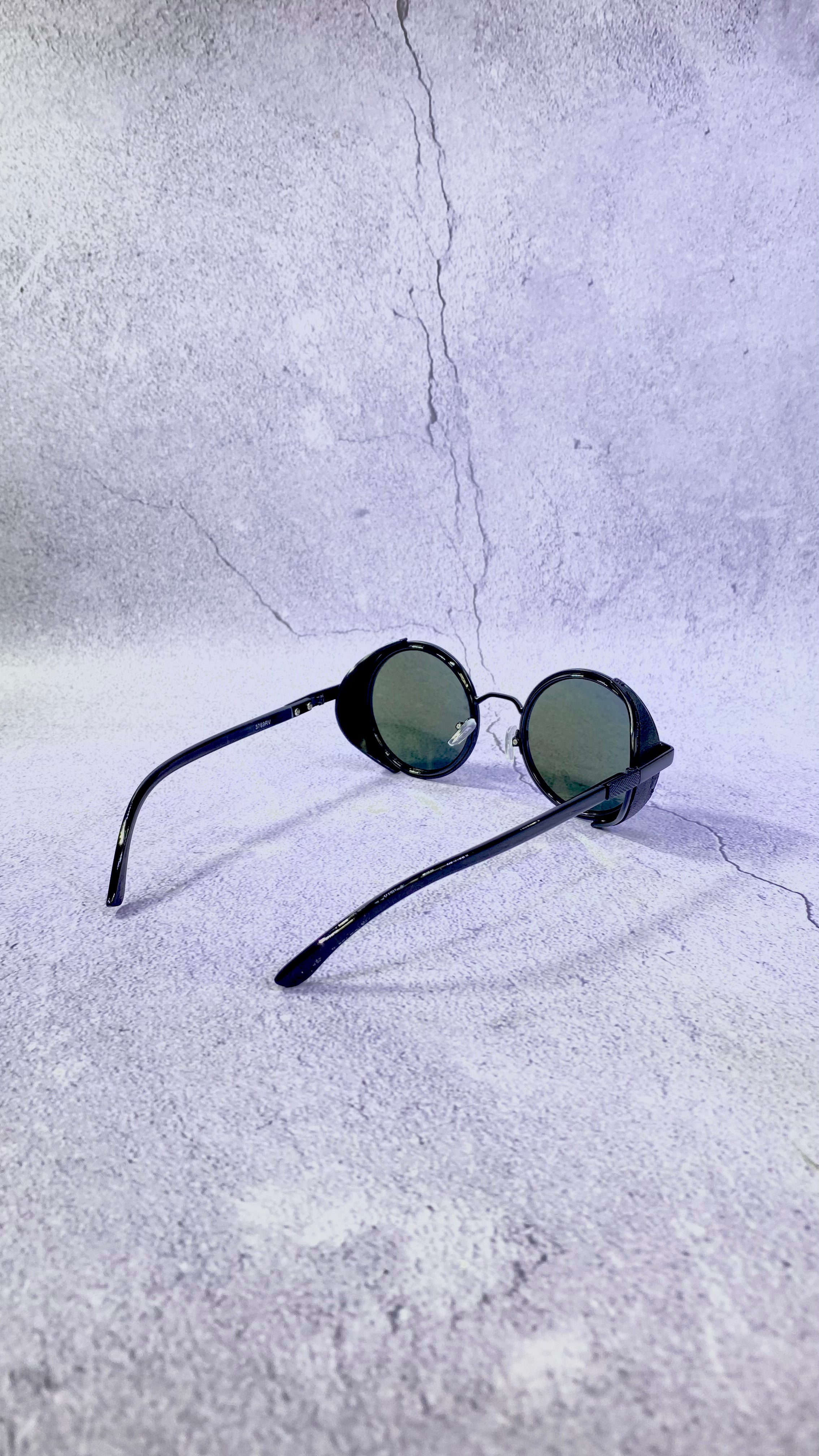 MEDUSA ROUND REFLECTIVE STEAMPUNK SUNGLASS