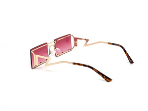 MEDUSA STUDDED SQUARE SUNGLASS