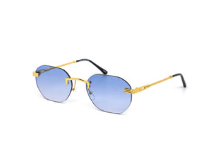 MEDUSA FASHION ROUND GOLD SUNGLASS