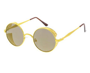 MEDUSA ROUND GOLD SUNGLASSES