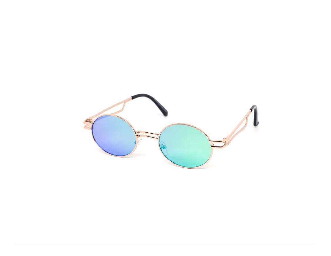 MEDUSA MODERN ROUND REFLECTIVE SUNGLASS