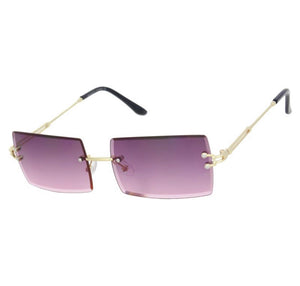 MEDUSA RECTANGULAR RIMLESS SUNGLASS