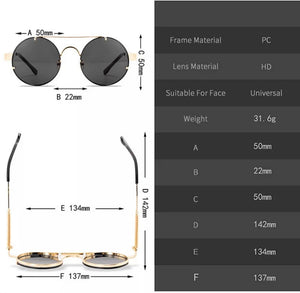 MEDUSA ROUND SUSPENSION SUNGLASS