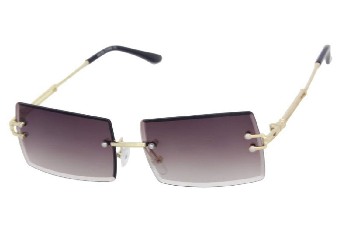 MEDUSA SQUARE RIMLESS SUNGLASS